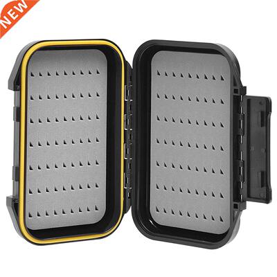 SF Fly Fishing Black Trout Flies Fly Box Storage Case Waterp