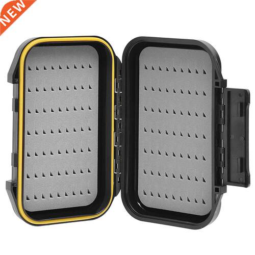 SF Fly Fishing Black Trout Flies Fly Box Storage Case Waterp