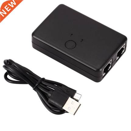 2 Port RJ45 Lan Network Switch Hub Computer Ethernet Intern