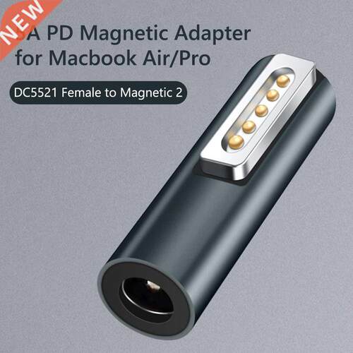 5A DC5521 Female to Magnetic PD Adapter for  Macbook Ai