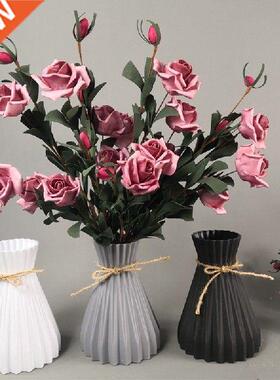 Nordic Flower Vase Plastic Vases Imitation Ceramic Flower