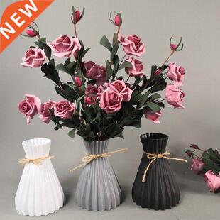 Nordic Flower Vase Plastic Vases Imitation Ceramic Flower