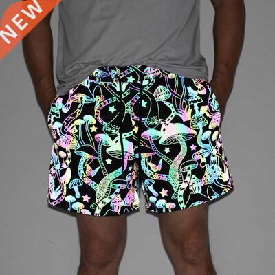 New Arrival Reflective Shorts Men Night Jogging Reflect Ligh