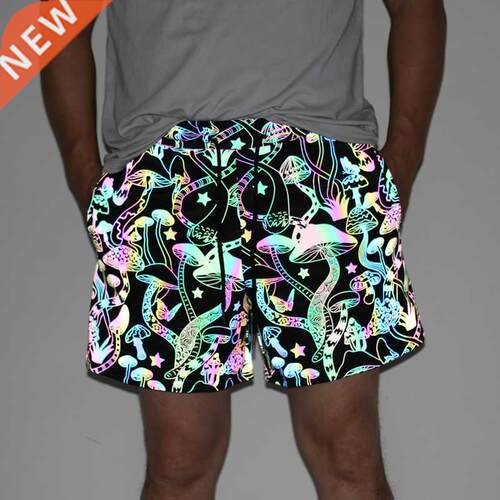 New Arrival Reflective Shorts Men Night Jogging Reflect Ligh