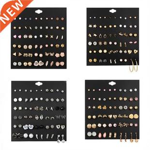 Mixed Earrings Set Earrings for Women Girls Ear Studs 耳钉