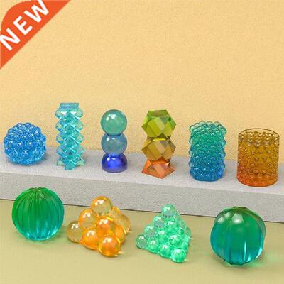 New Bubble Ball Wave Point Silicone Candle Mold Geometric