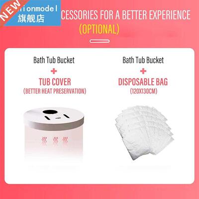 Portble Bthtub Bucket Folding Bth Tub Foldble Lrge dul