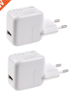 2X Whte Charger Adapters European Standards For pad / pho