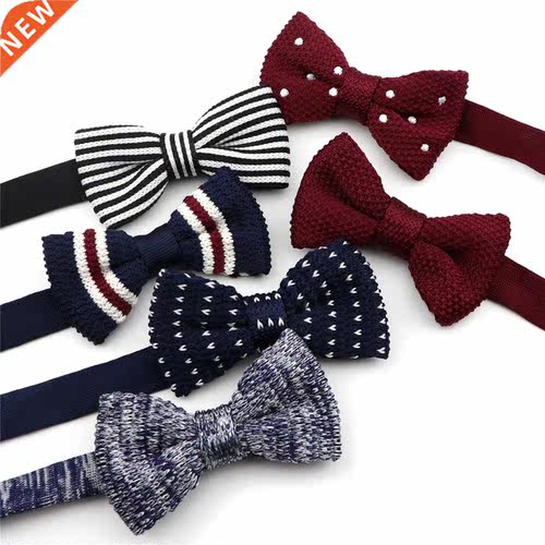 Fashion Single Deck Children Solid Color Bowknot Lovely Knit