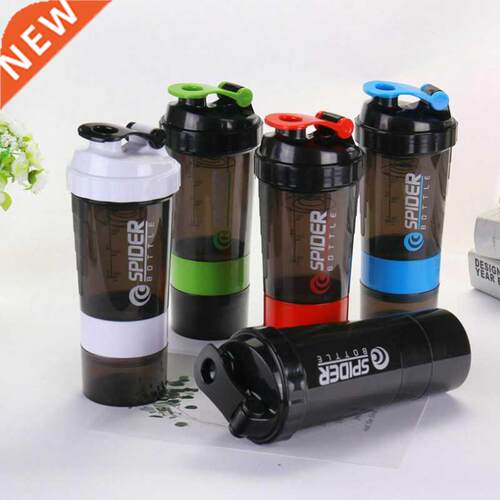 3 Layers Bottle Protein Powder Shake Cup Large Capacity Wate