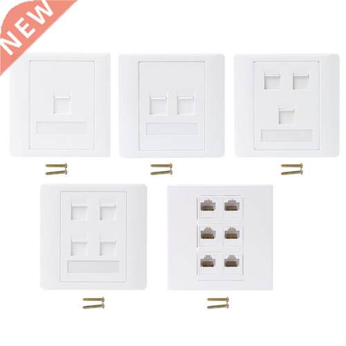 86 Type Computer Socket Panel CAT5E Network Module RJ45 Cabl