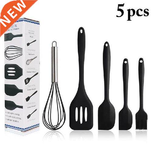 5pcs Silicone Kitchen Utensil Nonstick Utensils Cooking