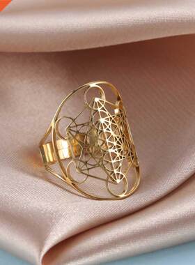 Skyrim Angel Seal Archangel Metatron Ring Stainless Steel Th