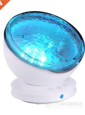 Ocean Wave Projector Led Night Light Aid Sleeping Romantic S