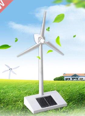 New Solar Powered 3D Windmill Assembled Model Education Fun