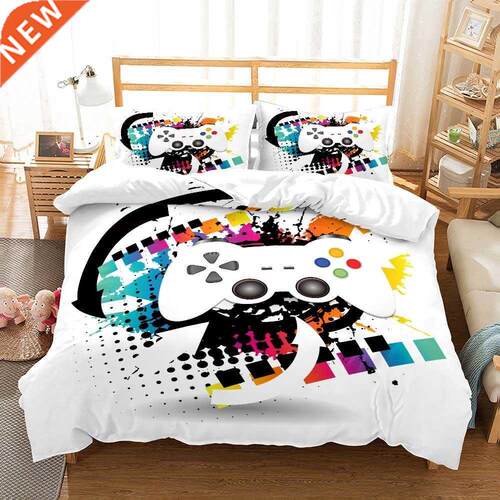Gamepad Kids Bedding Set Game Gamer Modern Luxury Duvet Cove