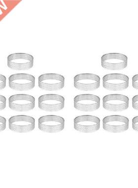 20 Pack Stainless Steel Tt Ring, Heat-Resistant