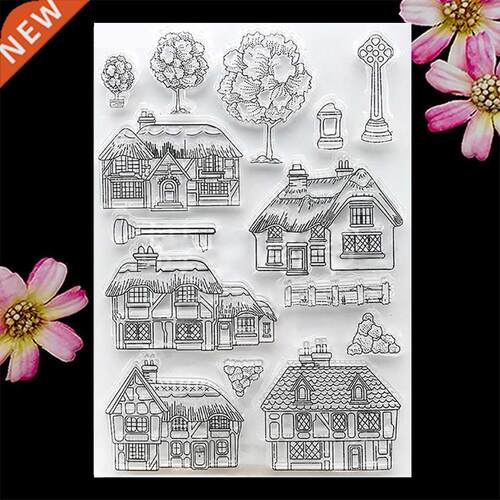 DIY House Clear Stamp Transparent Stamps Silicone Seal for