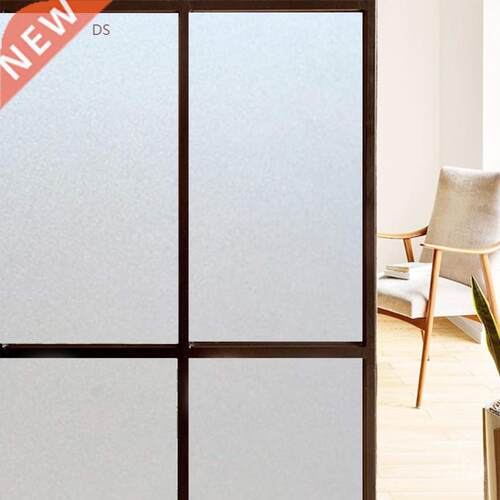 WXSHSH Frosted Window Film Matte Sun Black Self adhesive Vin
