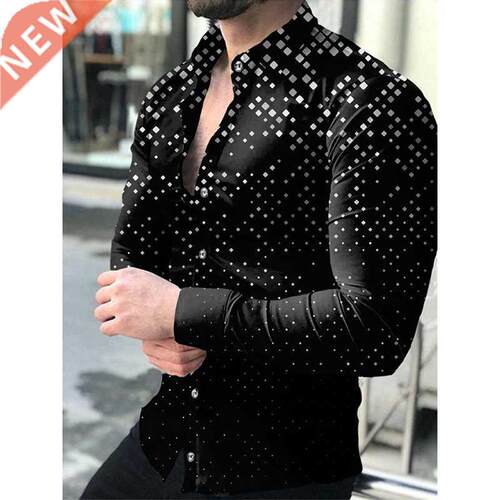 2022 Luxury High Quality Fashion Men Shirts Buttoned Shirt
