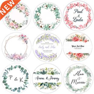 Custom Logo Wedding Birthday Party Sticker Personalized Des