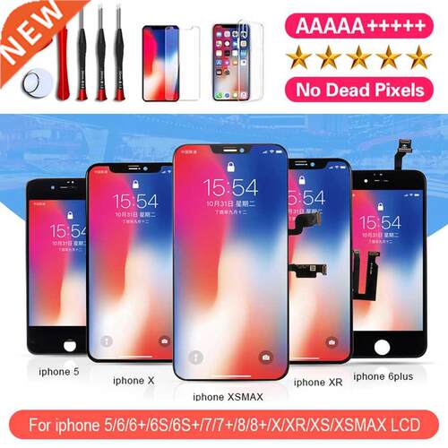 Quality For iPhone 7 8 6S Plus LCD X XR XS MAX Screen OLED 1