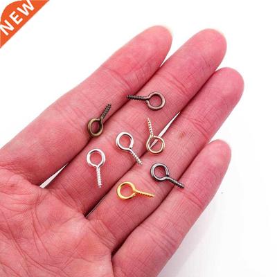 200pcs/lot Small Tiny Mini Eye Pins Eyepins Hooks Eyelets Sc