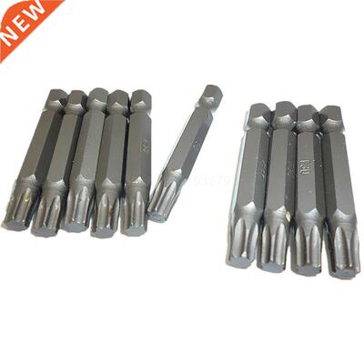 10pcs Drll Bts Torx T30 nsert Bt 50mm Hex Screw Drver B