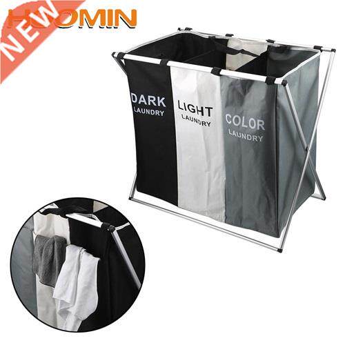 HOOMIN Dirty Laundry Basket Organizer X-Shape Foldable Home