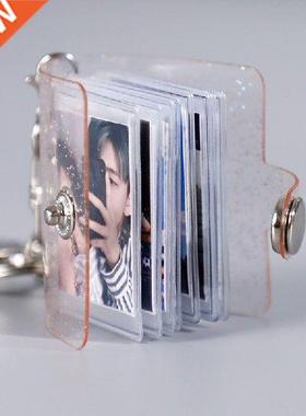 16 Mini Photo Album Keychain Small Instant Picture Albums