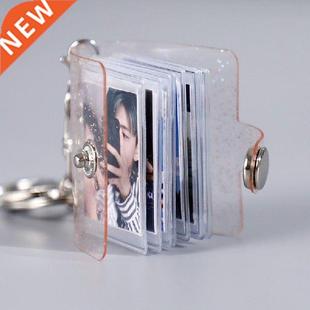 16 Mini Photo Album Keychain Small Instant Picture Albums