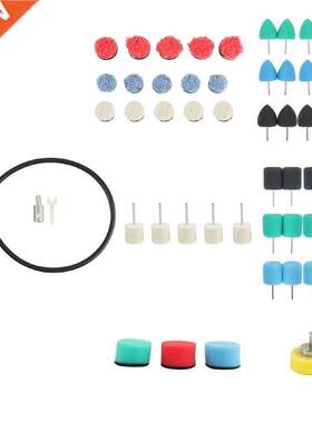 68PCS Electric Flexible aft Detail Poliing Set Wool Spon