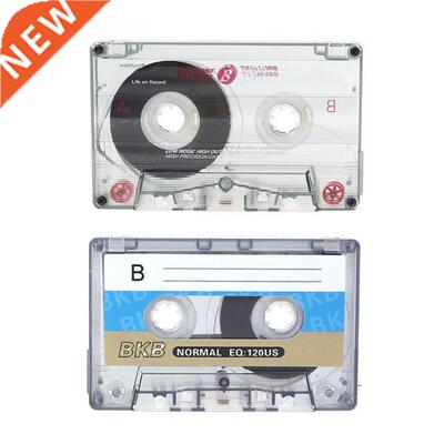 2Pcs 60 Minutes Standard Cassette Blank Tape Player Empty Ma
