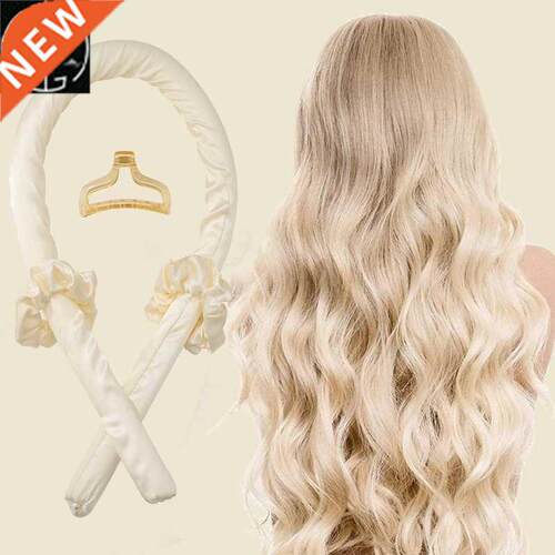 Heatless Curling Rod Headband Lazy Curler Silk Curling Ribbo