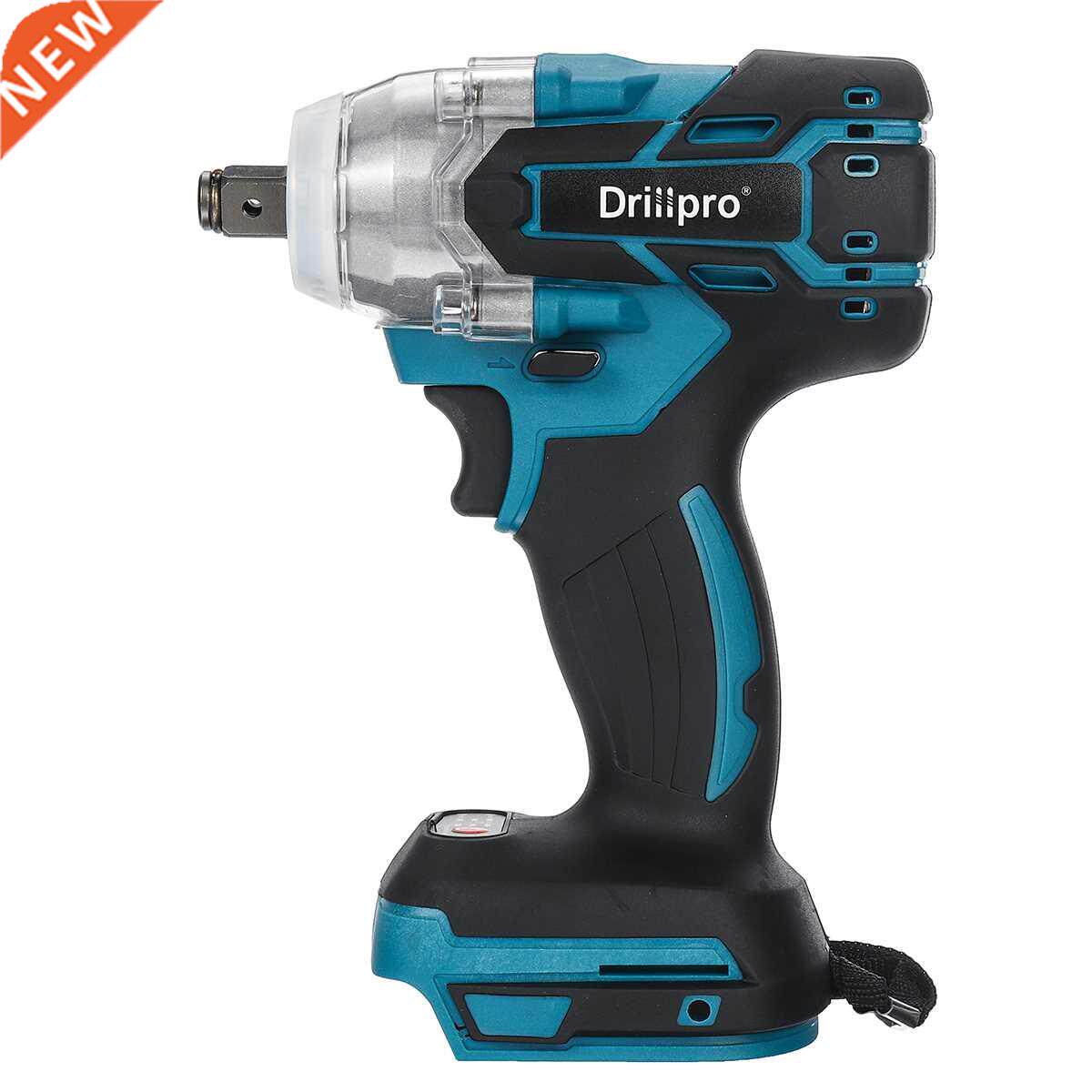 drillpro brushless cordless electric impact wrench 1/2 inch