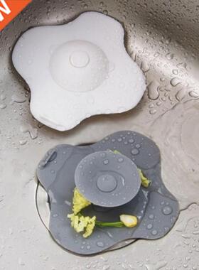 Washbasin sink universal press plug filter drain mat cover a