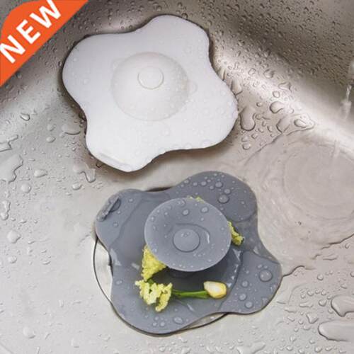 Washbasin sink universal press plug filter drain mat cover a