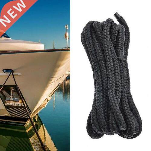 BT-RP002 black dock line double braided anti-scratch belt