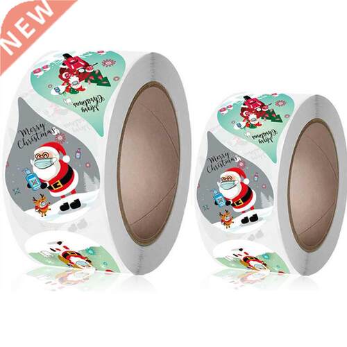 New Merry Christmas Holiday Decoration Santa Sticker Sticker