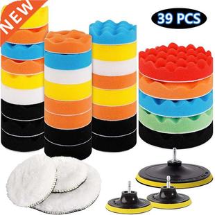 Car Polishing Sponge Pads Kit Foam Pad Buffer Kit Polishing