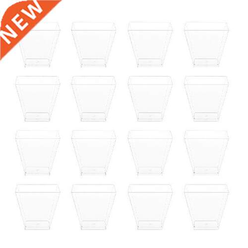 Cups Dessert Cup Square Oz Plastic 2 Clear Yogurt Parfait
