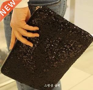 Women Reversible Sequins Mermaid Glitter Make Up Pouch Fashi