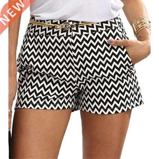 Bigsweety New Fashion Plaid Shorts Woman Shorts Summer Black