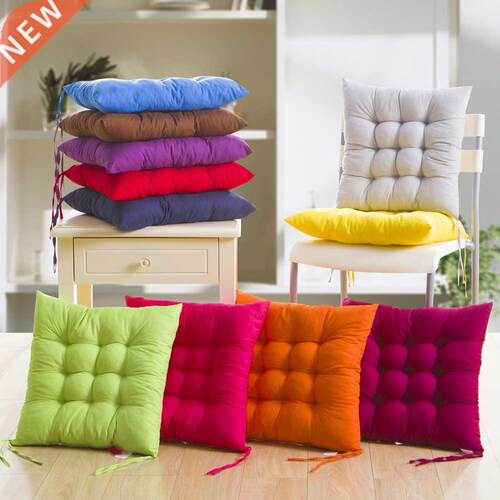Square Chair Soft Pad Thicker Seat Cushion For Dining Patio