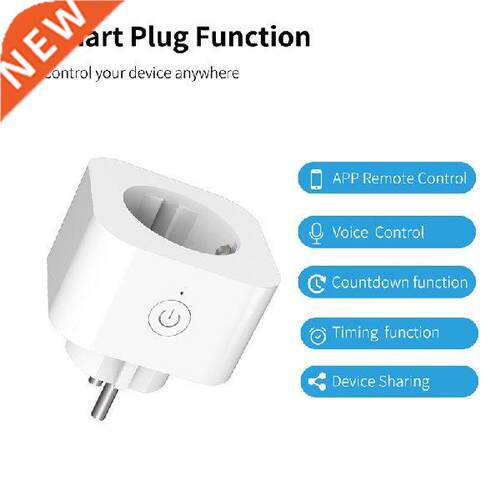 WiFi 10A Smart Plug Socket Tuya Remote Control Home