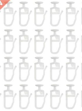 200 Pack Curtain Gliders With 8. MM Head Folding Glider Cur