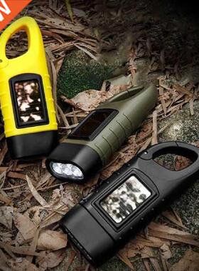 Emergency Rechargeable Waterproof Solar Powered Hand Crank