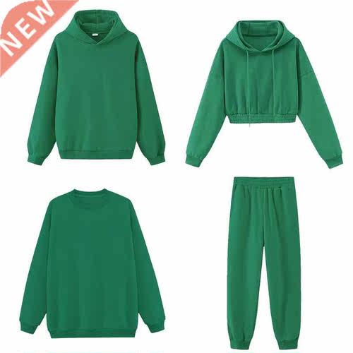 2021 Autumn Winter women fashion long sleeve Fleece Hooded S