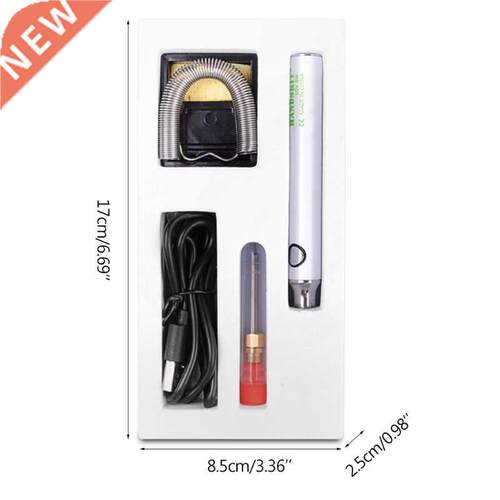 Mini 8W Soldering Iron Kit USB Charging Welding Iron Tips