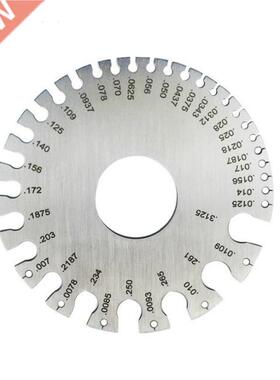 1Pcs Stainless Steel 0-36 Standd Wire Thickness Ruler Gaug